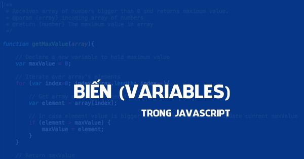 Biến trong JavaScript