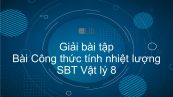 Giải bài tập SBT Vật Lí 8 Bài 24: Công thức tính nhiệt lượng