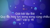 Giải bài tập SBT Vật Lí 10 Bài 19: Quy tắc hợp lực song song cùng chiều