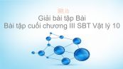 Giải bài tập SBT Vật Lí 10 Bài tập cuối chương III: Cân bằng và chuyển động của vật rắn