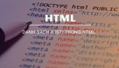 Danh sách trong HTML