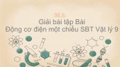 Giải bài tập SBT Vật Lí 9 Bài 28: Động cơ điện một chiều