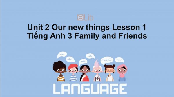 Unit 2 lớp 3: Our new things-Lesson 1