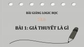Bài 1: Giả thuyết là gì