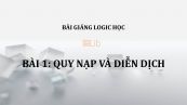 Bài 1: Quy nạp và diễn dịch