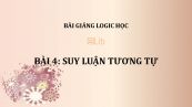 Bài 4: Suy luận tương tự