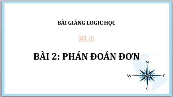 Bài 2: Phán đoán đơn