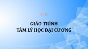 Giáo trình Tâm lý học đại cương