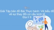 Giải Tập bản đồ Địa lí 9 Bài 16: Thực hành: Vẽ biểu đồ về sự thay đổi cơ cấu kinh tế