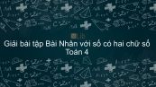 Giải bài tập VBT Toán 4 Bài 59: Nhân với số có hai chữ số