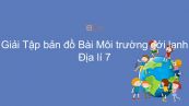 Giải Tập bản đồ Địa lí 7 Bài 21: Môi trường đới lạnh