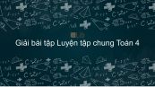 Giải bài tập VBT Toán 4 Bài 90: Luyện tập chung