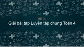 Giải bài tập VBT Toán 4 Bài 82: Luyện tập chung