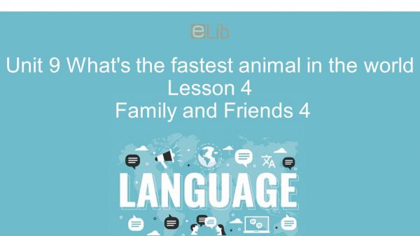 Unit 9 lớp 4: What's the fastest animal in the world - Lesson 4