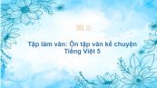 Tập làm văn: Ôn tập văn kể chuyện Tiếng Việt 5