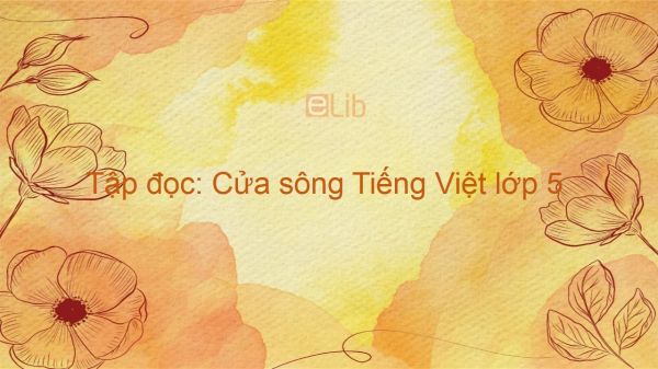 Tập đọc: Cửa sông Tiếng Việt lớp 5