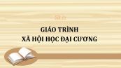 Giáo trình Xã hội học đại cương