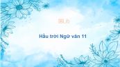 Hầu trời Ngữ văn 11