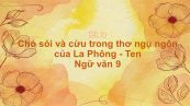 Chó sói và cừu trong thơ ngụ ngôn của La Phông - Ten Ngữ văn 9