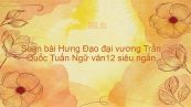 Soạn bài Hưng Đạo đại vương Trần Quốc Tuấn Ngữ văn12 siêu ngắn