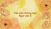 Văn bản thông báo