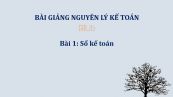 Bài 1: Sổ kế toán