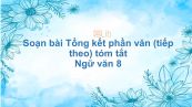 Soạn bài Tổng kết phần văn (tiếp theo) Ngữ văn 8 tóm tắt