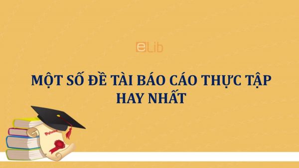 Một số đề tài báo cáo thực tập hay nhất