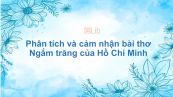 Phân tích và cảm nhận bài thơ Ngắm trăng của Hồ Chí Minh