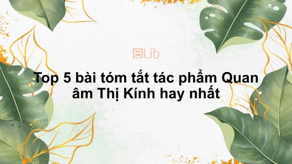 Top 5 bài tóm tắt tác phẩm Quan âm Thị Kính của Đỗ Bình Trị và Hoàng Hữu Yên hay nhất